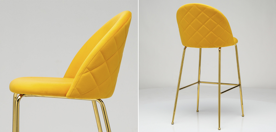 Барный стул Vendramin Bar Stool yellow Барный стул Vendramin Bar Stool yellow - Loft-Concept в Кирове
