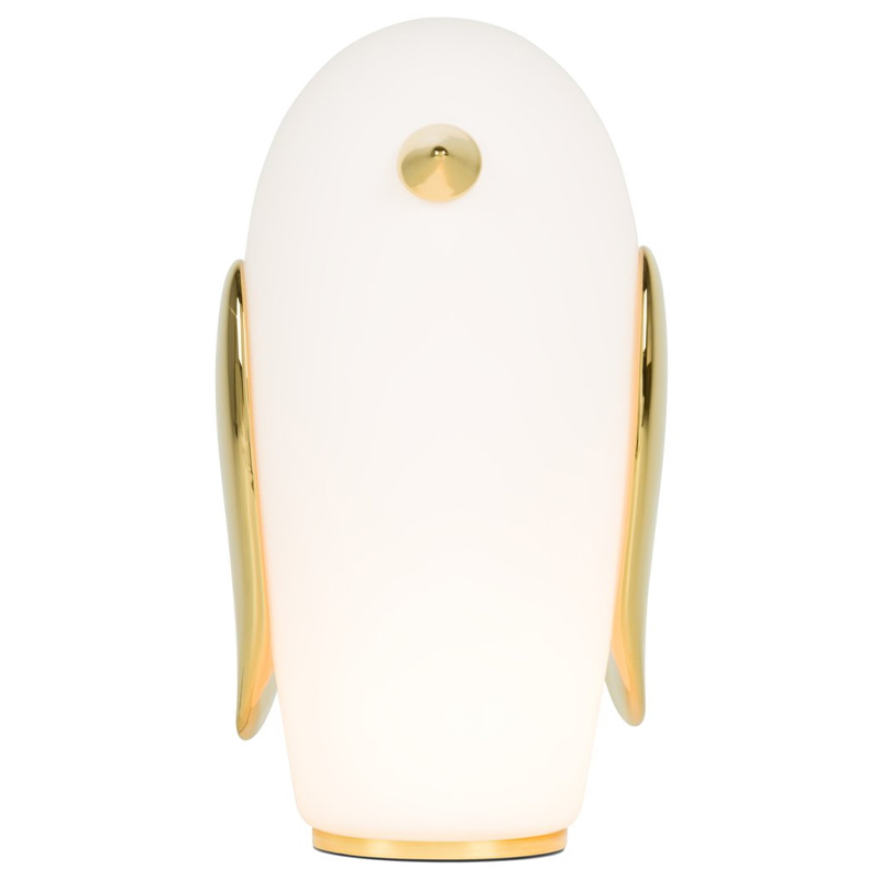 Настольная лампа Moooi Pet Light Noot Noot Пингвин Глянцевое золото Белое матовое стекло Настольная лампа Moooi Pet Light Noot Noot Пингвин Глянцевое золото Белое матовое стекло в Кирове | Loft Concept