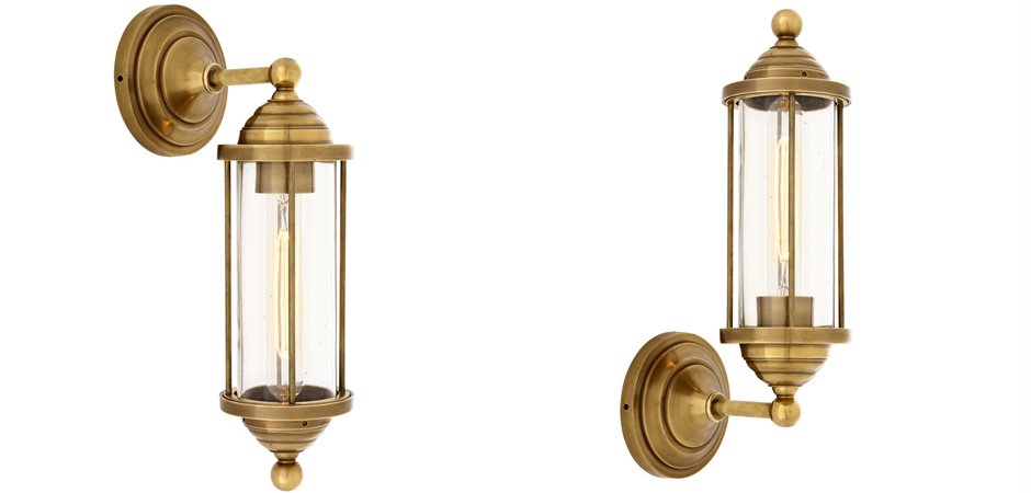 Бра Eichholtz Wall Lamp Clayton Brass Бра Eichholtz Wall Lamp Clayton Brass - Loft-Concept в Кирове