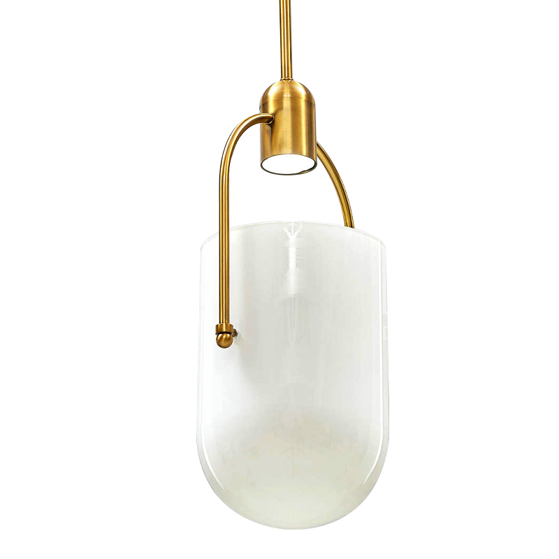 Подвесной светильник Allied Maker Hanging Lamp Золотой Белый Подвесной светильник Allied Maker Hanging Lamp Золотой Белый в Кирове | Loft Concept