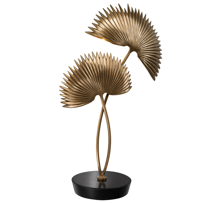 Настольная лампа Eichholtz Table Lamp Hacienda Винтажная латунь Черный Настольная лампа Eichholtz Table Lamp Hacienda Винтажная латунь Черный в Кирове | Loft Concept