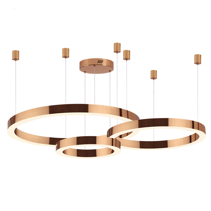 Люстра 3 Bronze Ring Horizontal Бронза Люстра 3 Bronze Ring Horizontal Бронза в Кирове | Loft Concept