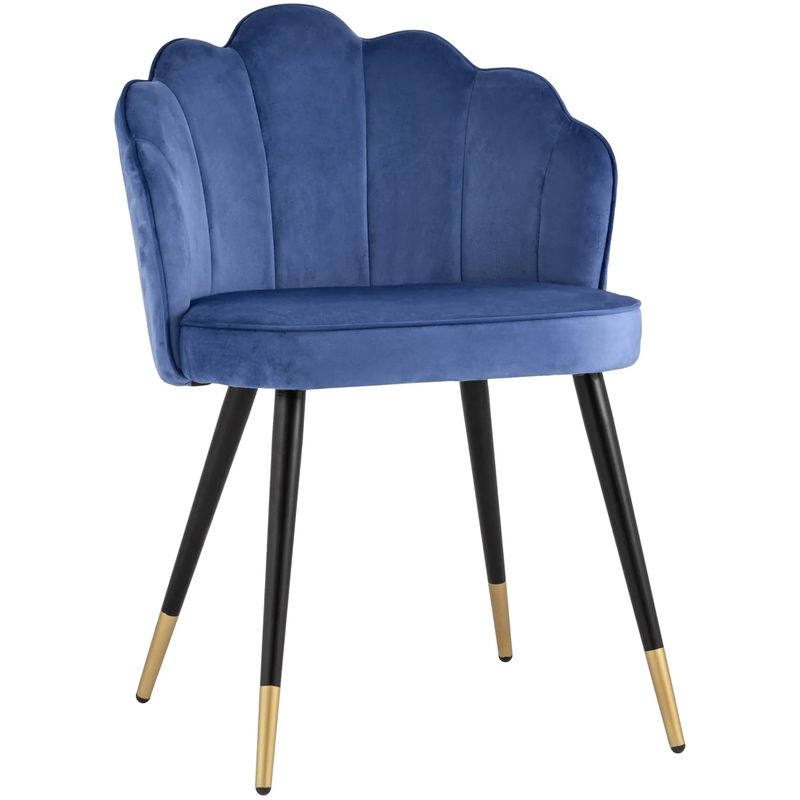 Стул Bristol Chair Королевский Синий Цвет Синий Черный Золотой Стул Bristol Chair Королевский Синий Цвет Синий Черный Золотой в Кирове | Loft Concept