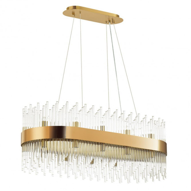 Люстра Nembus Chandelier Gold Oval Бронза Люстра Nembus Chandelier Gold Oval Бронза в Кирове | Loft Concept