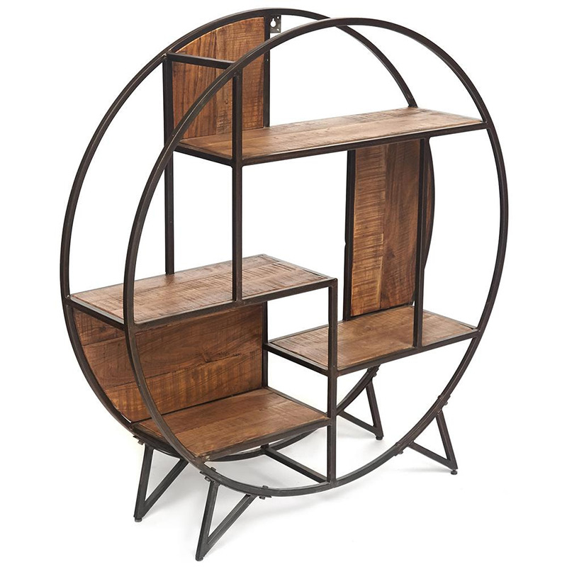 Стеллаж Acacia Shelving Renfrey Древесина Черный Стеллаж Acacia Shelving Renfrey Древесина Черный в Кирове | Loft Concept