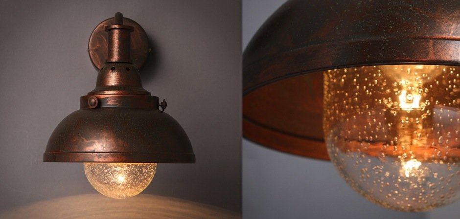 Настеный светильник Old Copper Bra Настеный светильник Old Copper Bra - Loft-Concept в Кирове