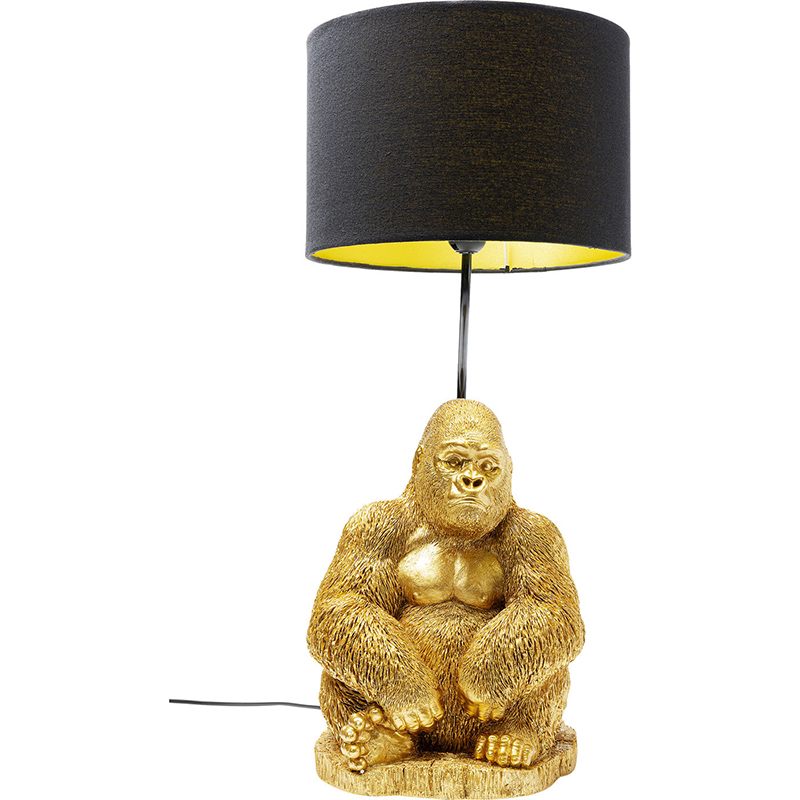 Настольная лампа Golden Gorilla Черный Золотой Настольная лампа Golden Gorilla Черный Золотой в Кирове | Loft Concept