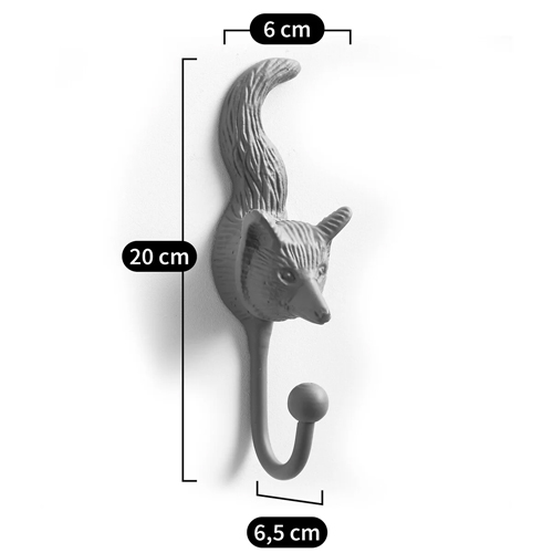 Настенный крючок лиса Fox Wall Hook Green Настенный крючок лиса Fox Wall Hook Green в Кирове