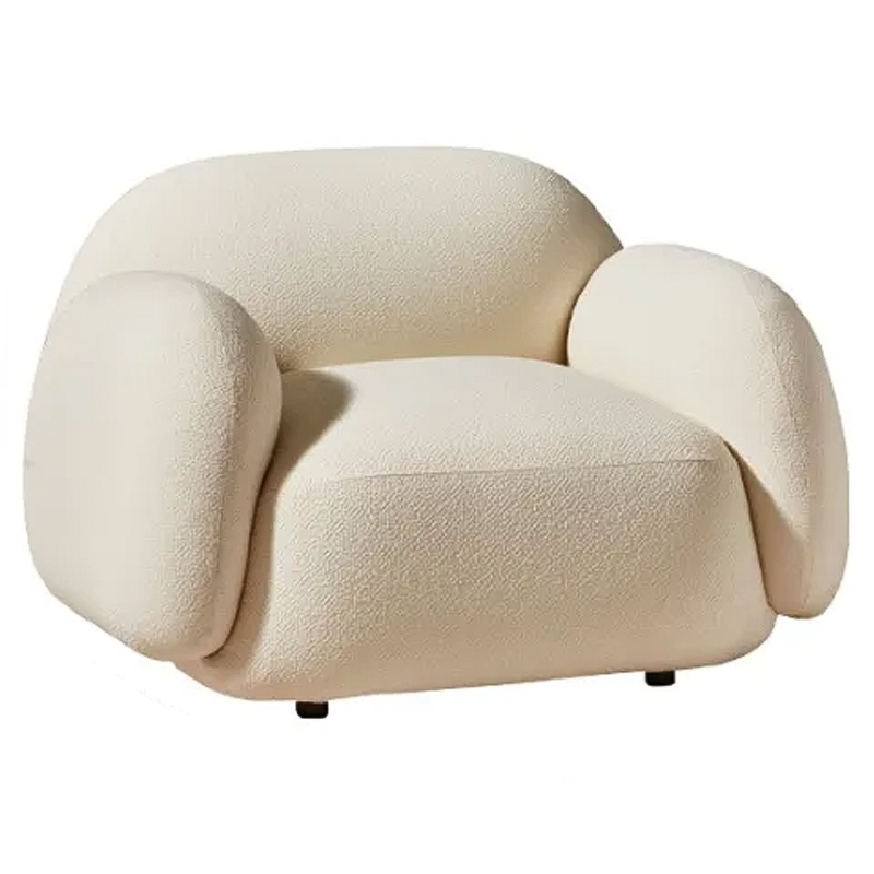 Мягкое кресло для гостиной La Lume Boucle Armchair Бежевый Мягкое кресло для гостиной La Lume Boucle Armchair Бежевый в Кирове | Loft Concept