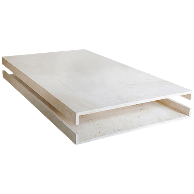 Кофейный стол Allen Travertine Coffee Table Бежевый в Кирове | Loft Concept 