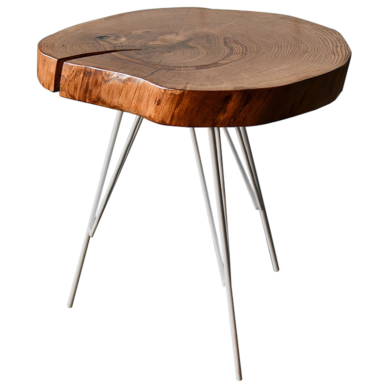 Кофейный стол Edmonds Industrial Metal Rust Coffee Table Белый Коричневый Кофейный стол Edmonds Industrial Metal Rust Coffee Table Белый Коричневый в Кирове | Loft Concept