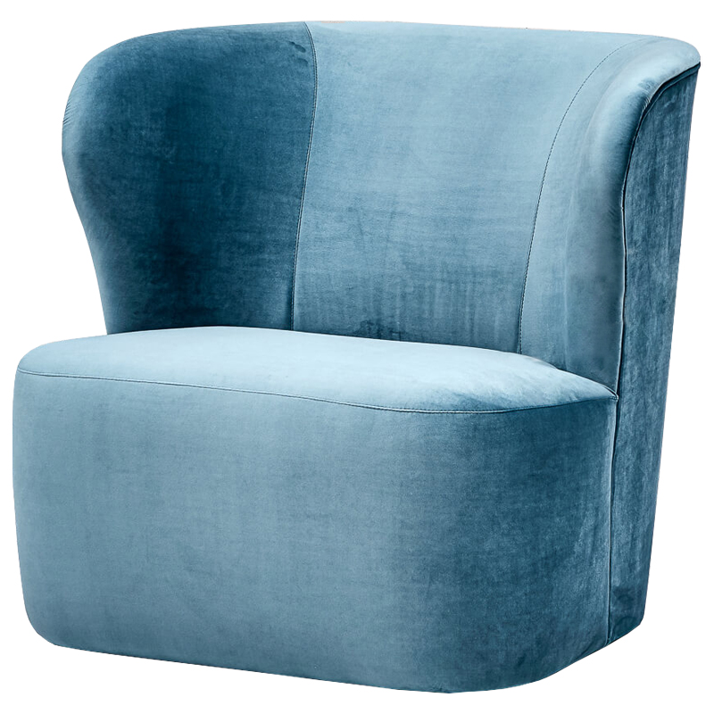 Кресло Hortense Chair Blue Голубой Кресло Hortense Chair Blue Голубой в Кирове | Loft Concept