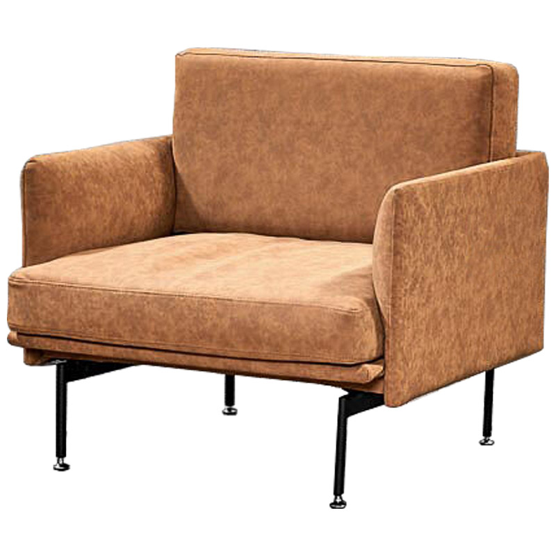 Кресло Dirceu Chair Карамель Черный Кресло Dirceu Chair Карамель Черный в Кирове | Loft Concept