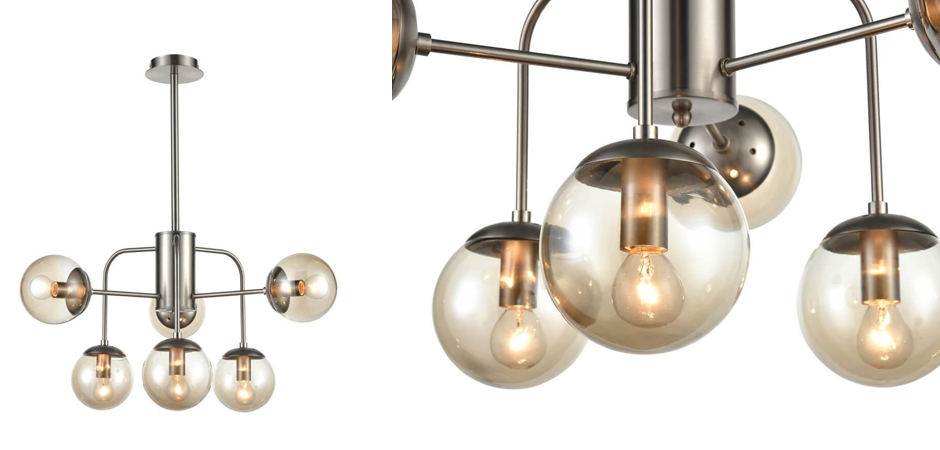 Люстра Amber Balls Chandelier 6 Люстра Amber Balls Chandelier 6 - Loft-Concept в Кирове
