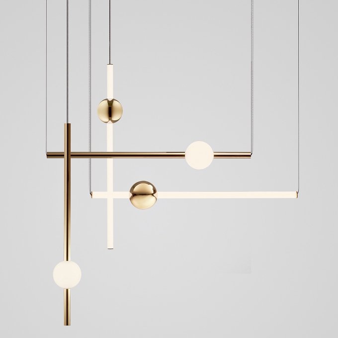 Подвесной светильник lee broom ORION GLOBE LIGHT 66 Глянцевое золото Белый Подвесной светильник lee broom ORION GLOBE LIGHT 66 Глянцевое золото Белый в Кирове | Loft Concept