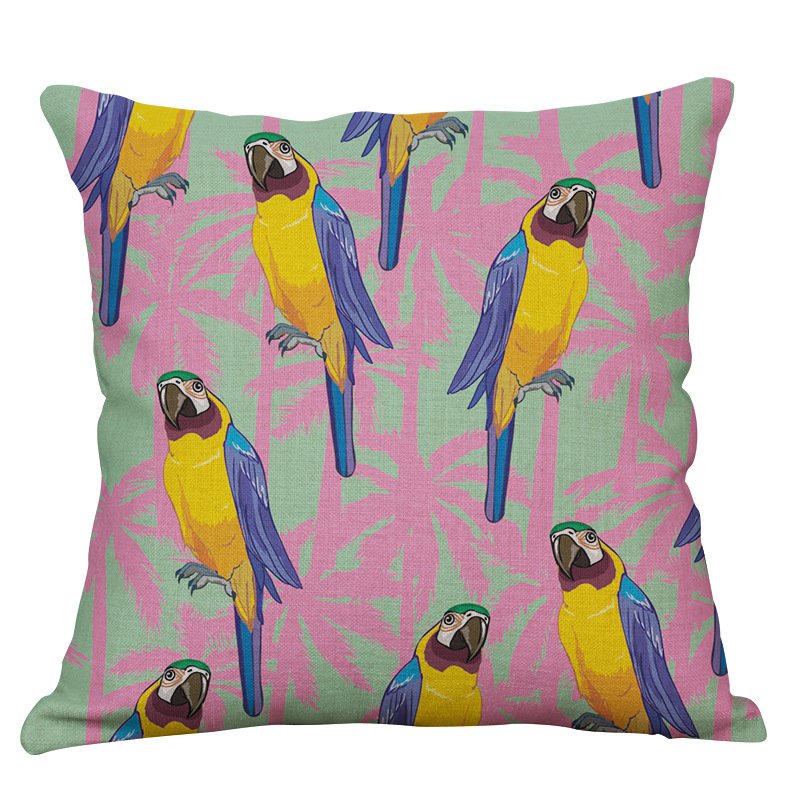 Декоративная подушка Parrots Мульти Декоративная подушка Parrots Мульти в Кирове | Loft Concept