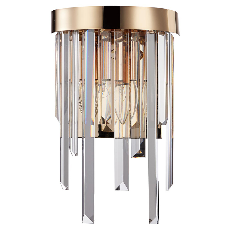 Бра Bennett Wall Lamp gold Золотой Прозрачный Бра Bennett Wall Lamp gold Золотой Прозрачный в Кирове | Loft Concept