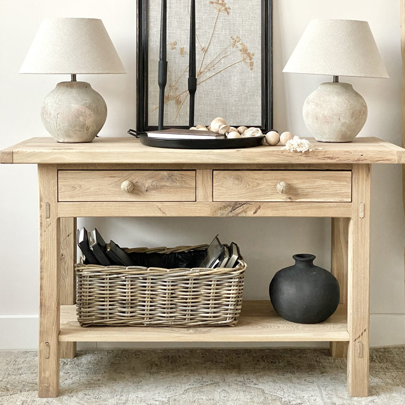 Консоль Reena Two Drawers Console Древесина Консоль Reena Two Drawers Console Древесина в Кирове | Loft Concept