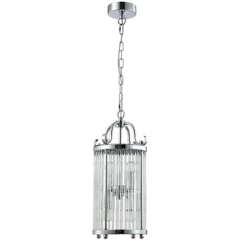 Подвесной светильник Gorden Chrome Hanging Lamp Прозрачное Стекло Хром Подвесной светильник Gorden Chrome Hanging Lamp Прозрачное Стекло Хром в Кирове | Loft Concept