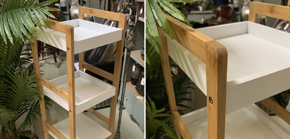 Стеллаж Stockholm White & Beige Slim Стеллаж Stockholm White & Beige Slim - Loft-Concept в Кирове