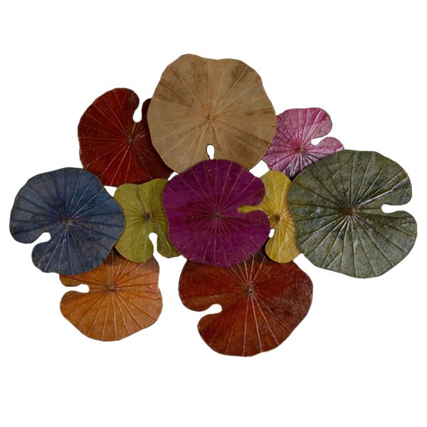 Арт-объект Disc wall art Lotus leaves II Мульти Арт-объект Disc wall art Lotus leaves II Мульти в Кирове | Loft Concept
