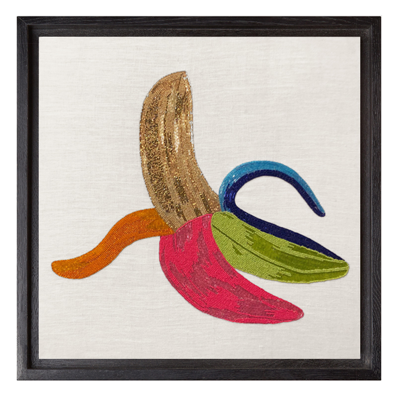 Панно Jonathan Adler BANANA BEADED WALL ART Мульти Панно Jonathan Adler BANANA BEADED WALL ART Мульти в Кирове | Loft Concept