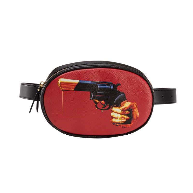 Поясная сумка Seletti Revolver Черный Красный Поясная сумка Seletti Revolver Черный Красный в Кирове | Loft Concept