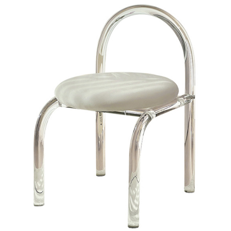 Дизайнерский Стул с ножками из прозрачного Акрила Princesa cristal Chair Прозрачный Белый Дизайнерский Стул с ножками из прозрачного Акрила Princesa cristal Chair Прозрачный Белый в Кирове | Loft Concept