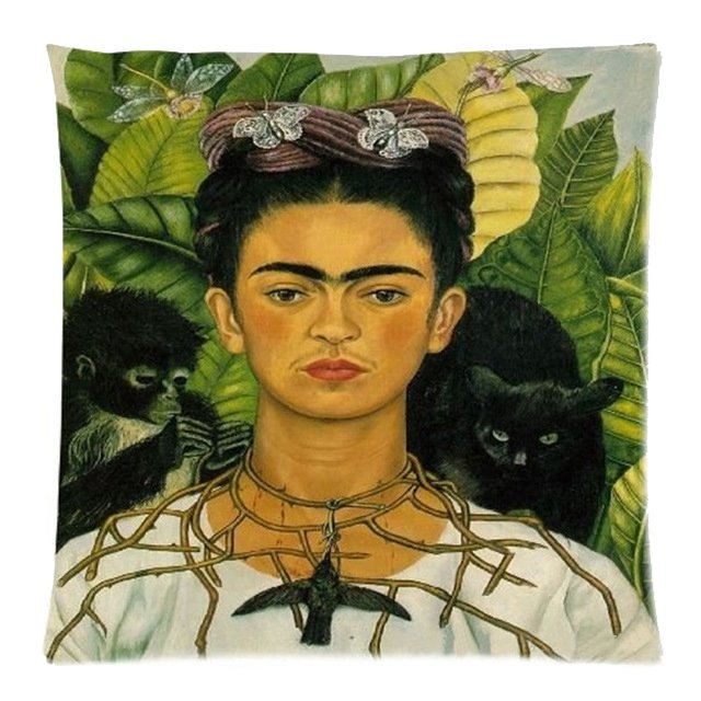 Декоративная подушка Frida Kahlo 2 Декоративная подушка Frida Kahlo 2 в Кирове | Loft Concept