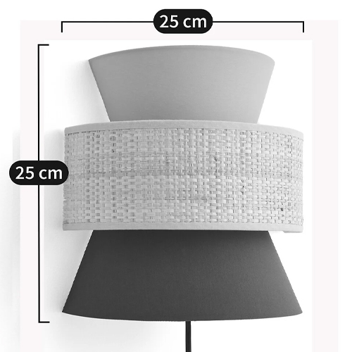 Бра с плетеным декором Bonnie Wicker Green Wall Lamp Бра с плетеным декором Bonnie Wicker Green Wall Lamp в Кирове