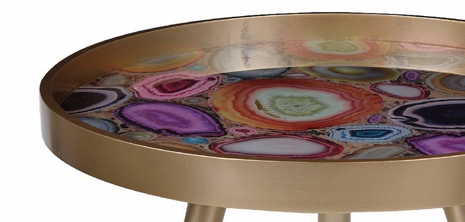Журнальный стол Purple agate Журнальный стол Purple agate - Loft-Concept в Кирове