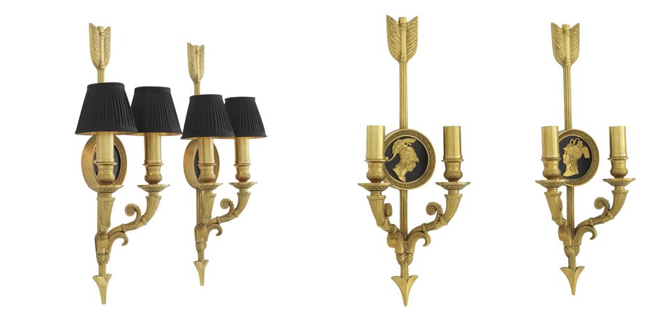 Комплект из 2-х бра Eichholtz Wall Lamp Tiberius Комплект из 2-х бра Eichholtz Wall Lamp Tiberius - Loft-Concept в Кирове