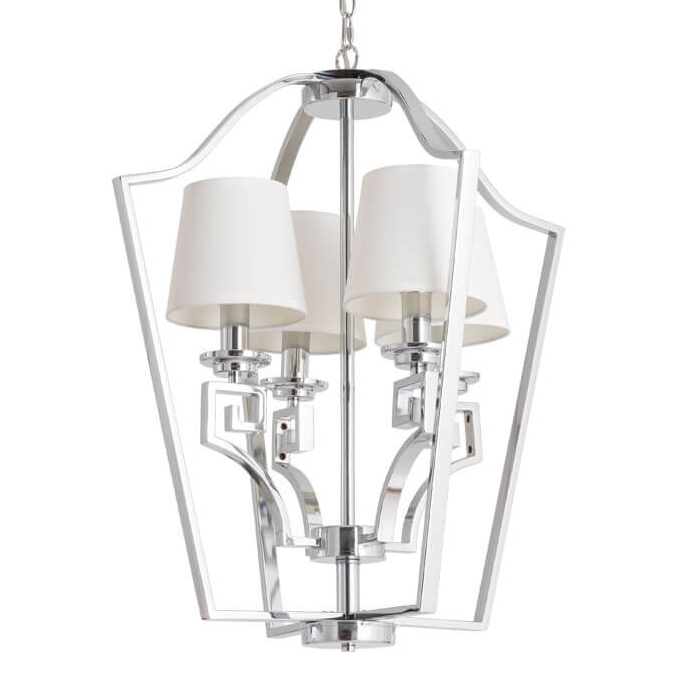 Люстра Lantern Presidential Chromium Хром Белый Люстра Lantern Presidential Chromium Хром Белый в Кирове | Loft Concept