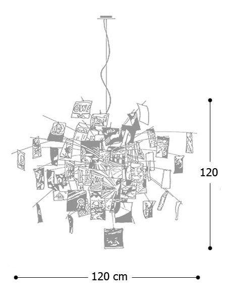 Светильник Zettel Z 5 Ingo Maurer text в Кирове