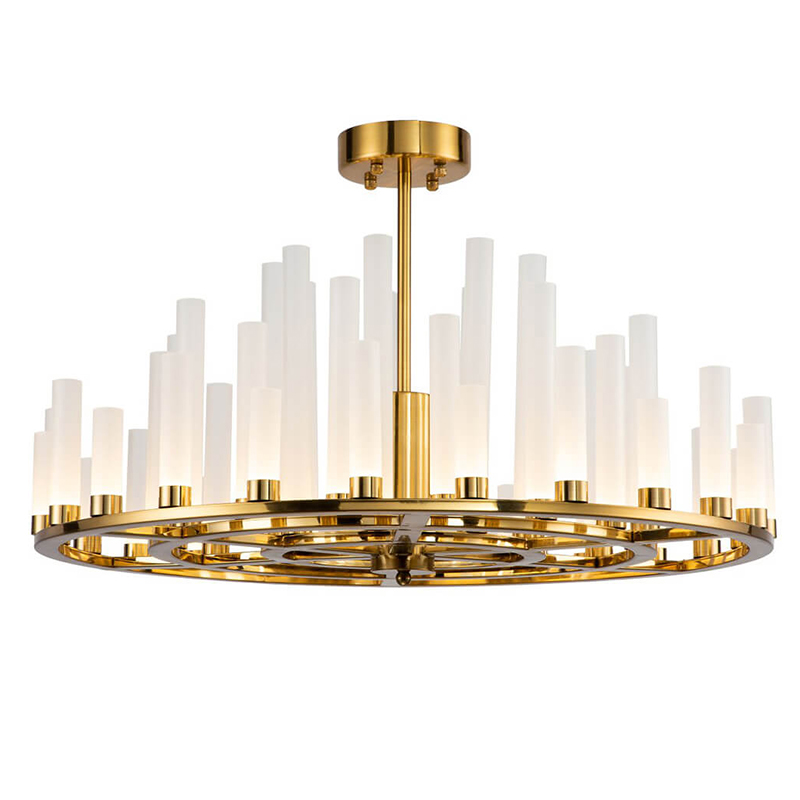 Люстра Candlestick Chandelier Глянцевое золото Люстра Candlestick Chandelier Глянцевое золото в Кирове | Loft Concept