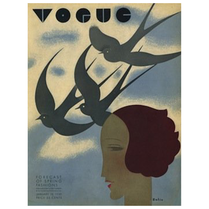 Постер Vogue Cover 1930 January Постер Vogue Cover 1930 January в Кирове | Loft Concept