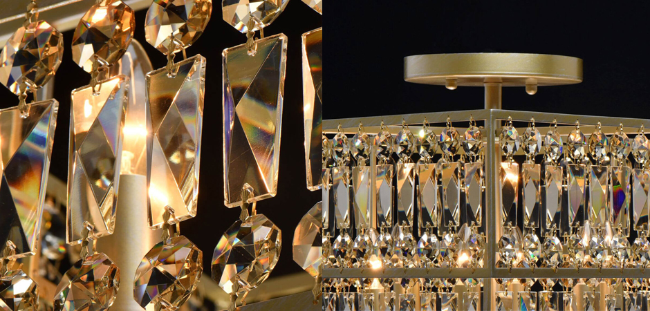 Потолочный светильник Crystal Inserts Lamp amber 6 Потолочный светильник Crystal Inserts Lamp amber 6 - Loft-Concept в Кирове