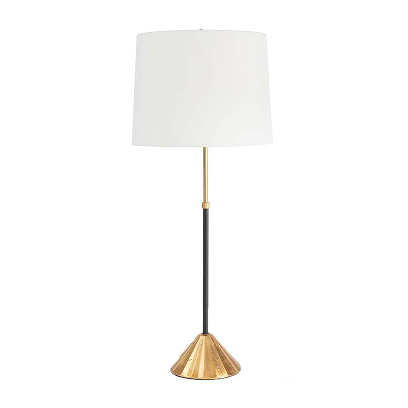 Настольная лампа Arleta Table lamp Белый Черный Золотой Настольная лампа Arleta Table lamp Белый Черный Золотой в Кирове | Loft Concept