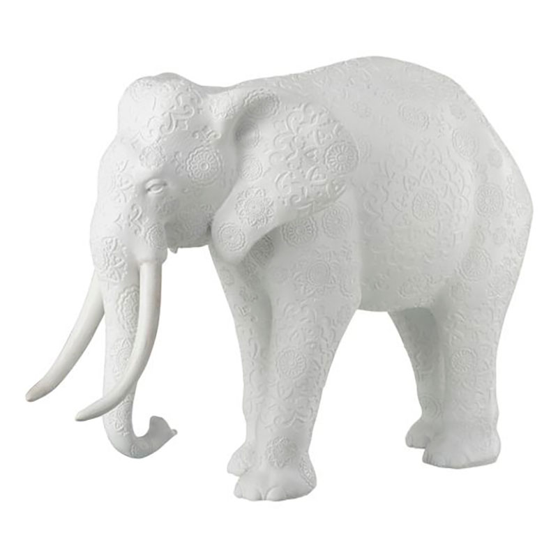 Статуэтка декоративная белый слон White Elephant Белый в Кирове | Loft Concept 