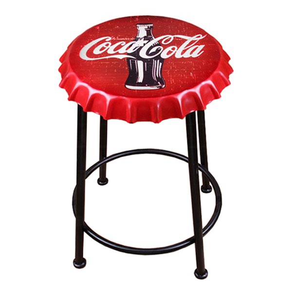 Стул Bottle Cap Coca & Cola Красный Черный Стул Bottle Cap Coca & Cola Красный Черный в Кирове | Loft Concept