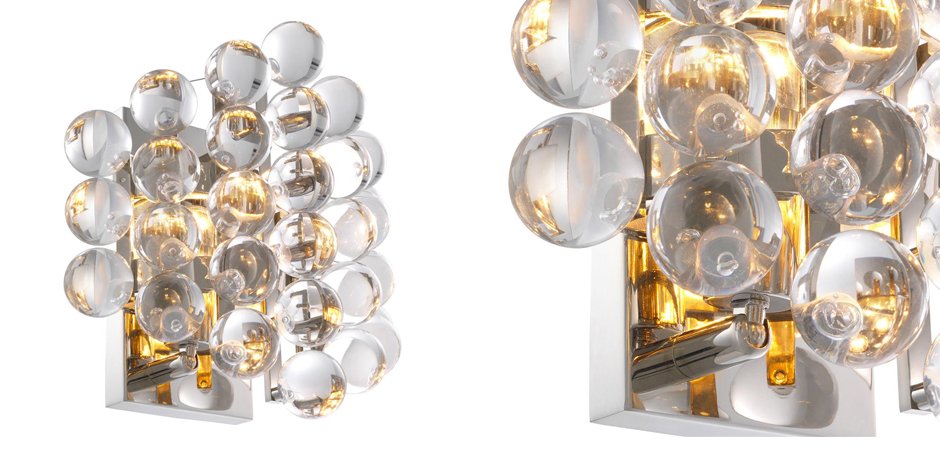Бра Wall Lamp Mylo Nickel Бра Wall Lamp Mylo Nickel - Loft-Concept в Кирове