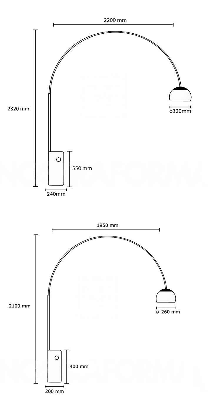 Торшер Flos Arco в Кирове