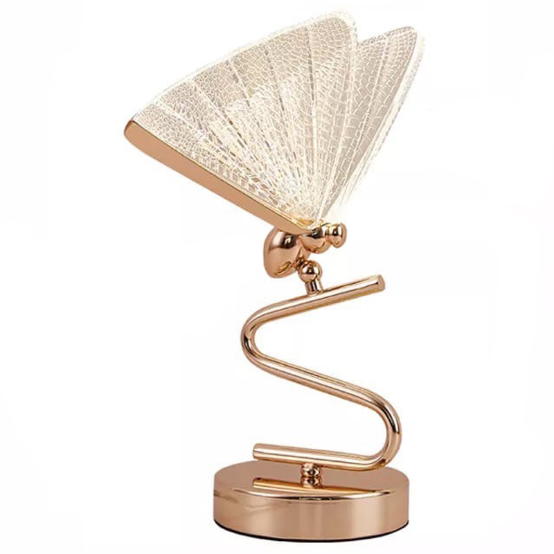 Ночник с Бабочкой Butterfly Table Lamp A Прозрачный Глянцевое золото Ночник с Бабочкой Butterfly Table Lamp A Прозрачный Глянцевое золото в Кирове | Loft Concept