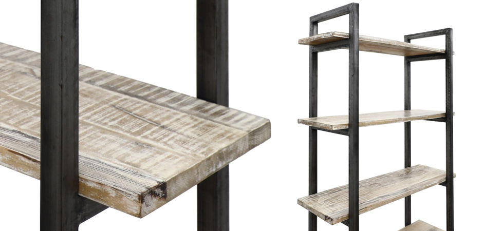 Стеллаж Takari Industrial light Wood Стеллаж Takari Industrial light Wood - Loft-Concept в Кирове