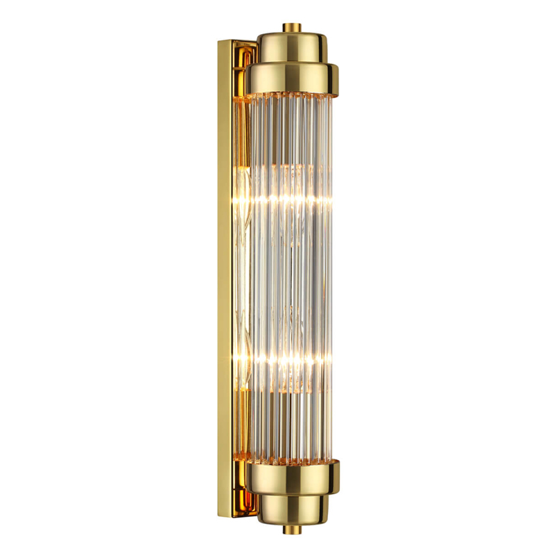 Бра Dirck Glass TUBE Sconce Gold Золотой Бра Dirck Glass TUBE Sconce Gold Золотой в Кирове | Loft Concept