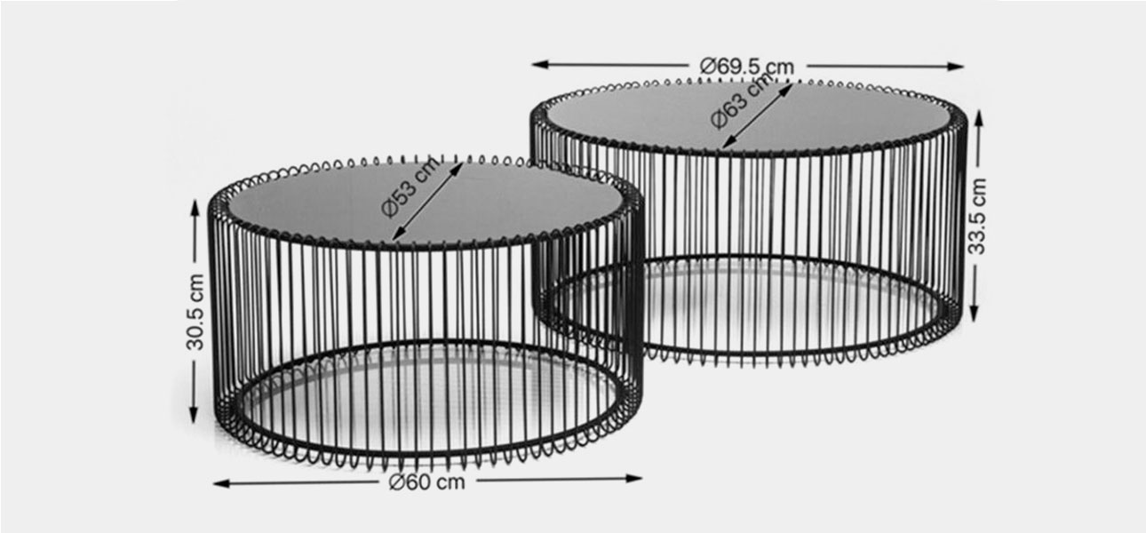 Кофейный столик круглый Дуэт Anthony - фото №3
