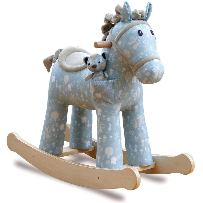 Лошадка-качалка голубая Oscar Pony Голубой Лошадка-качалка голубая Oscar Pony Голубой в Кирове | Loft Concept
