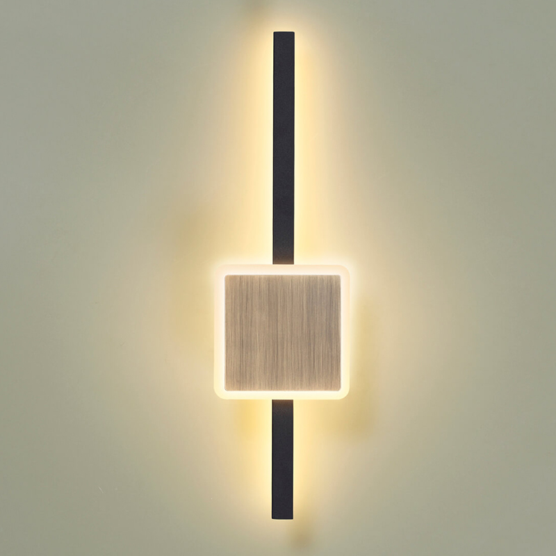 Бра Barrette Square Sconce 40 Черный Античная Бронза Бра Barrette Square Sconce 40 Черный Античная Бронза в Кирове | Loft Concept