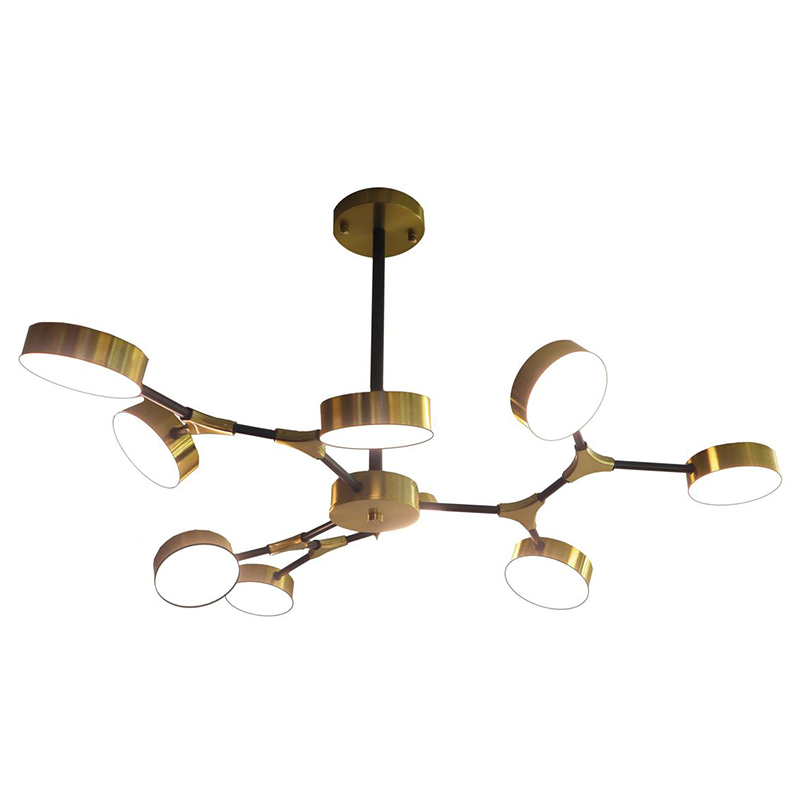 Люстра Maelys Chandelier 9 Золотой Белый Люстра Maelys Chandelier 9 Золотой Белый в Кирове | Loft Concept