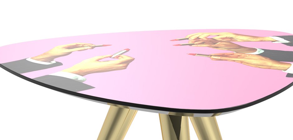 Журнальный стол Seletti Side Table Pink Lipsticks Журнальный стол Seletti Side Table Pink Lipsticks - Loft-Concept в Кирове